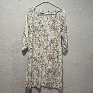 MAMA LICIOUS 3/4 Sleeve Printed Dress Size Small